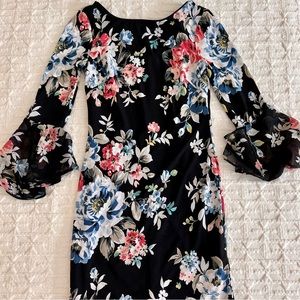 White House Black Market floral dress XXsP